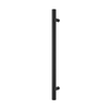 Barelli 950mm Matte Black Single Round Vertical Heated Towel Rail