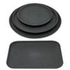 Olympia Non-slip Trays Kristallon Polypropylene Black 12 Pack Serving Trays