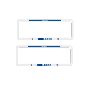 2x OFFICIAL NRL Canterbury Bulldogs Car Number Plate Frame Cover Surround NEW Logo