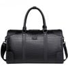 Alligator-pattern Business Travel Bag Black