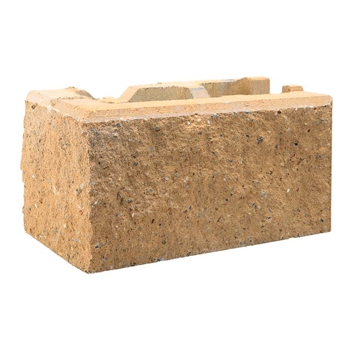 Adbri Masonry 390 x 200 x 215mm Sunstone Versawall Right Corner Block