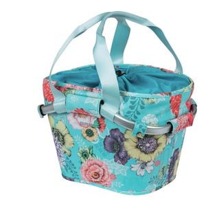 Basil Bloom Field Carry All Front Basket Kf Blue