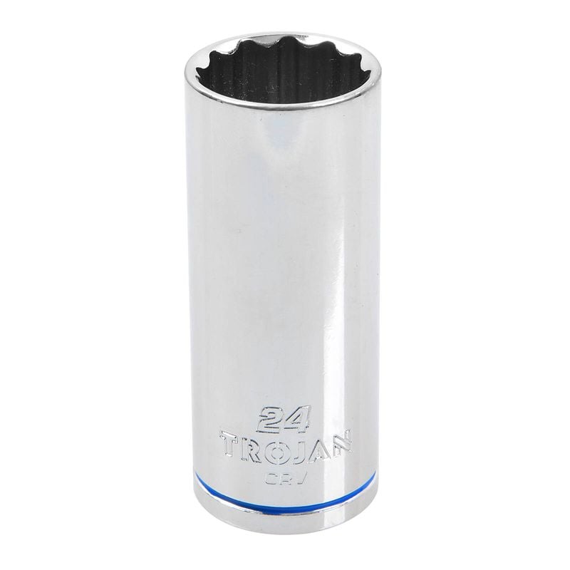 Trojan 24mm Deep Socket 1/2" Drive 