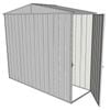 Build-a-Shed 2.3 x 0.8 x 2.3m Gable Single Hinged Side Door Shed - Zinc