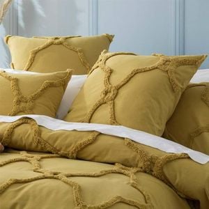 Renee Taylor Moroccan Cotton Chenille Willow European Pillowcase