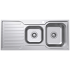 Everhard 1080mm Stainless Steel RH 1TH Classic Square 1.75 Bowl And Drainer