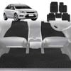 6D Diamond Car Floor Mats for Ford Focus 2011-2018-Full Set-Black-Outback GT