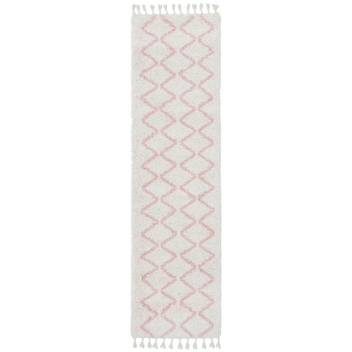 The Rug Connection Rare 11 Off White 300x80cm - Medium Runner Shag Indoor Rug