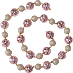 LVD Bauble Garland Pink Champagne Seasonal Decorative Christmas Decoration