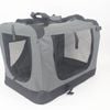Yes4pets Large Portable Foldable Pet Dog Cat Puppy Soft Crate-grey