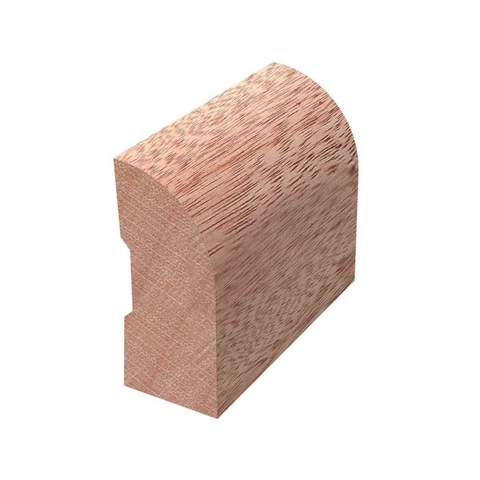 41 x 18mm 2.7m Meranti Bullnose Architrave & Skirting