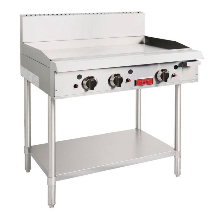Thor Gas Griddle 36 Inch Manual Control With Flame Failure Natural Gas Tr-g36f Ng Commercial Kitchen Equipment