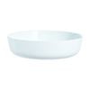 Luminarc Smart Wavy Round Baking Dish 26x7cm Bakeware Opal Glass White