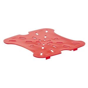 Cambro Fresh Pro Drain Shelf Square Food Container Insert Red 5.7l And 7.6l