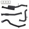 Ignite Exhausts Turbo Back For Nissan Gu Patrol 3l Coil Spring Ute 3" No Cat With Muffler 409 Stainless Steel
