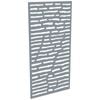 ProtectorAl 300-1200w x 1201-2400h Silver Brushed/Gloss White Slate Unframed Composite Deco Panel
