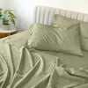 Odyssey Living Bamboo Blend Bed Sheet Set W/pillowcase Double Olive