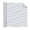 Boyle 1.5m x 45cm Self Adhesive Film  - White Waves