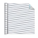 Boyle 1.5m x 45cm Self Adhesive Film  - White Waves
