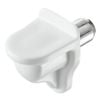 Hafele White Plastic Shelf Support - 24 Pack