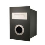 Sandleford Woodland Grey Stainless Steel Ned Kelly Fence Mount Letterbox