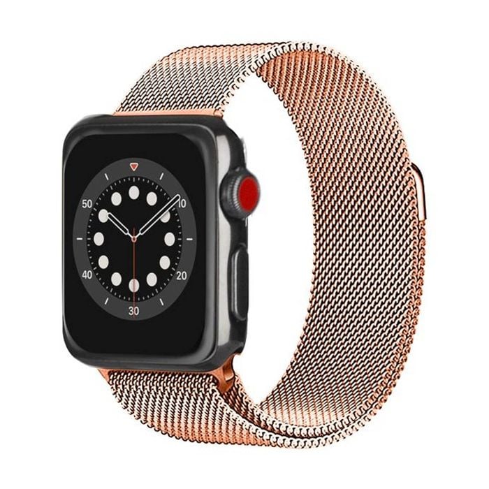 3sixT Mesh Apple Watch Band 42/44/45mm S/S Bracelet - Rose Gold