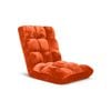 Soga Floor Recliner Folding Lounge Orange