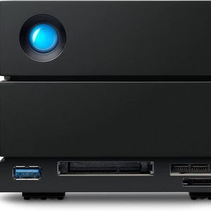 LaCie 40TB 2big Dock v2 Thunderbolt 4 USB-C External Desktop Hard Drive