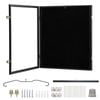 Large Jersey Display Frame Clear Showcase Wall Mounted Lockable Cabinet
