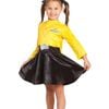 Classic Girls Yellow Wiggle Costume Dress - 3-5