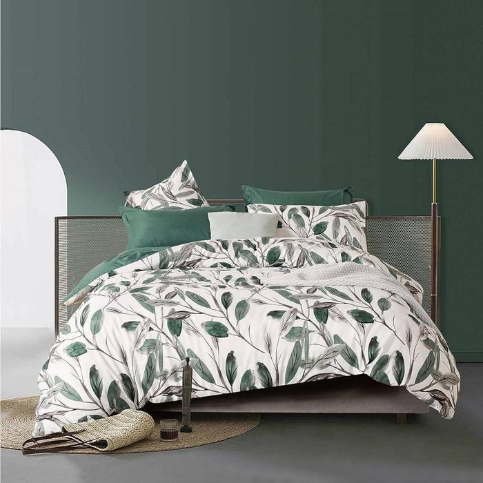 CleverPolly Print Microfibre Quilt Cover Set - Sally - Queen