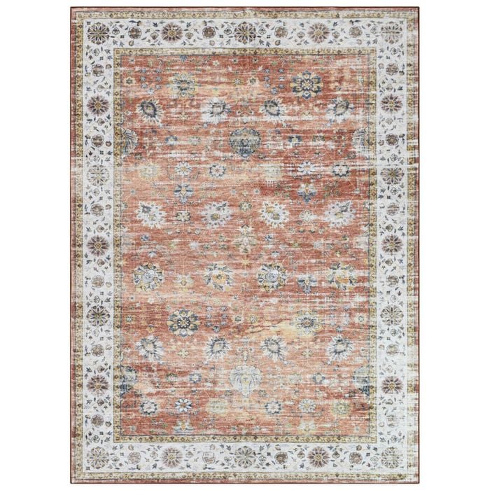 Loom & Lace Atlas Auburn Clay 180x270cm Rust Traditional Rug