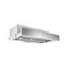 Bellini 60cm Recirculating Slide Out Rangehood White Finish With Stainless Steel Fascia