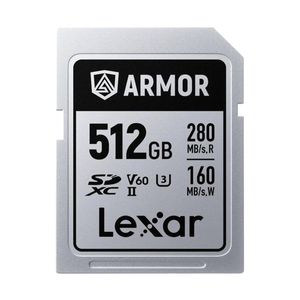 LEXAR PROFESSIONAL ARMOR SILVER PRO SDXC UHS-II CARD - 512GB