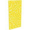 ProtectorAl 300-1200w x 1201-2400h Light Yellow/Gloss White Large Leaf Unframed Composite Deco Panel
