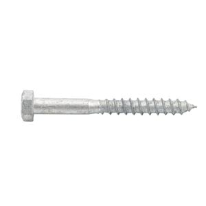 Zenith M8 x 75mm Hot Dipped Galvanised Hex Head Coach Screw - Each