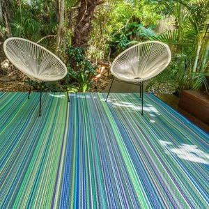 Outdoor Rug - Mexicali Aqua Multi Colour