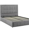 Foret Bed Frame King Gas Lift Storage Base Bedroom Furniture Fabric 2 Colors