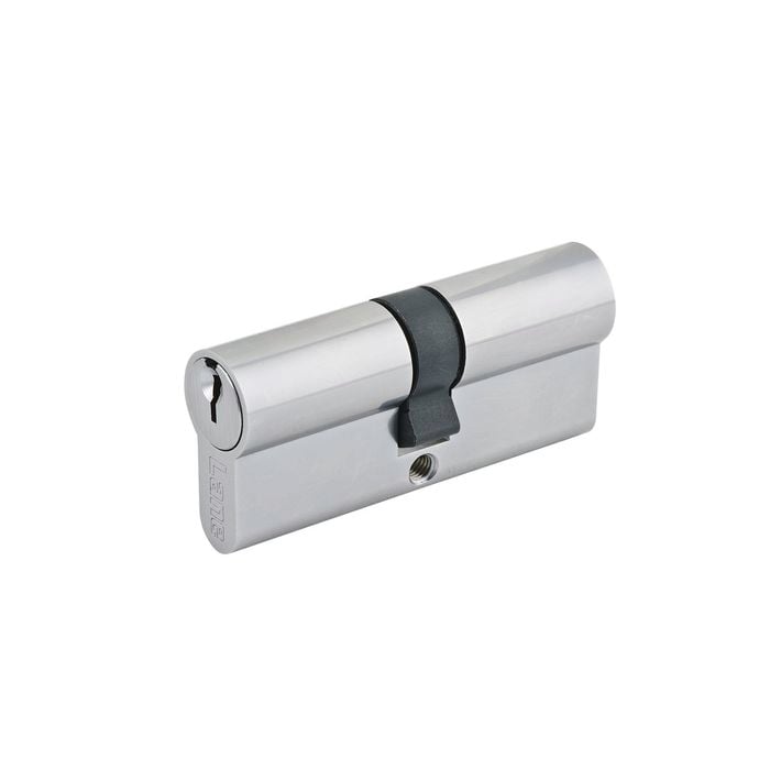Lane 70mm Satin Stainless Steel Platinum Double Euro Cylinder Lock