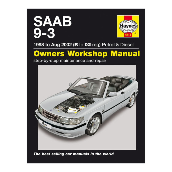 Saab 9-3 Petrol & Diesel (98 - Aug 02) Haynes Repair Manual