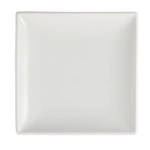 Olympia Whiteware Square Plates Porcelain White 140mm 12 Pack