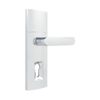 Gainsborough 60mm Bright Chrome Trilock Dummy Trim Entrance Lever Set