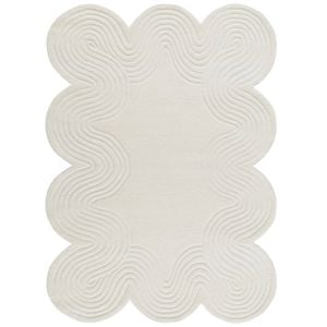 Handmade Novelty Wool Rug-6429-Ivory-160x230cm