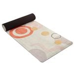 NNETM Portable Anti-Skid Suede Pilates Yoga Mat (Beige)