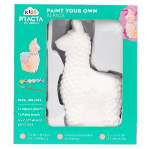 Practa Kids Paint Your Own Plaster Alpaca