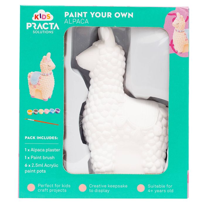 Practa Kids Paint Your Own Plaster Alpaca