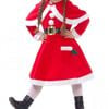 Little Miss Santa Girls Christmas Costume - Small