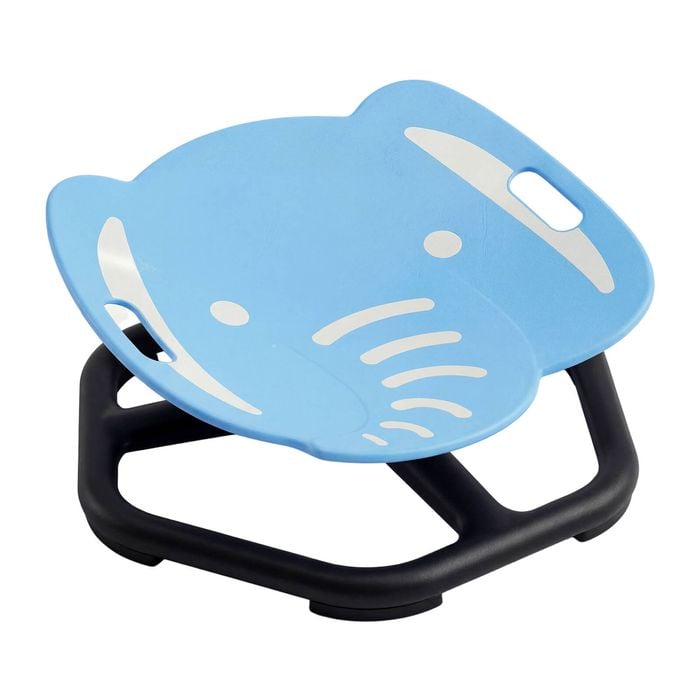 Ufurniture Kids Sensory Swivel Chair Petal 360° Spinning Chair with Non-slip feets Blue