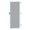 ProtectorAl 806 x 2024 x 19mm Pearl White Diamond Grille Aluminium Metric Hinged Screen Door