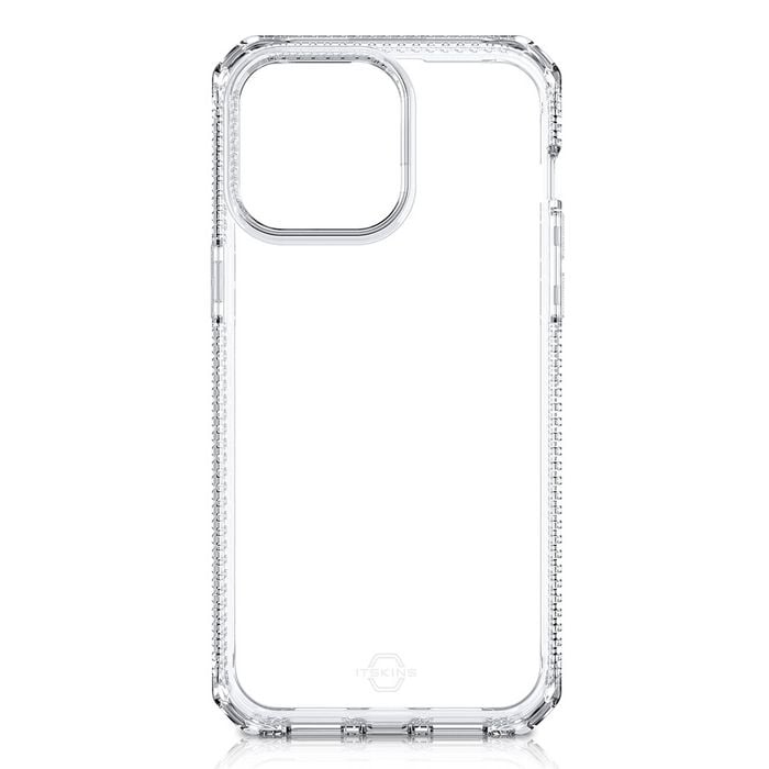Itskins Spectrum R Drop Protection Case for iPhone 14 Plus - Clear [Light Yellow Edge]